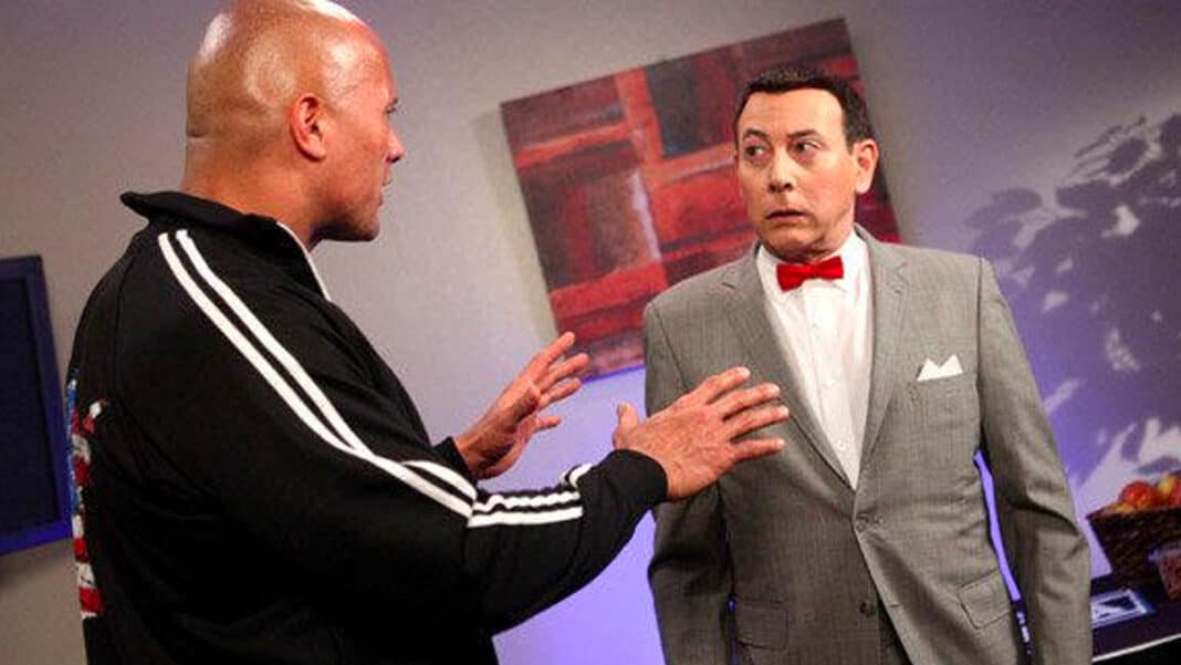 The Rock and Pee Wee Herman