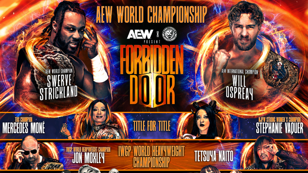 AEWxNJPW Forbidden Door 2025 Preview Matches, How to Watch